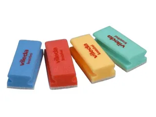 Vileda Glitzi non-scratch schuurspons 15x7cm Rood/Wit 10 stuks - 2