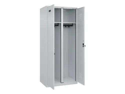 locker voor scheiding van kleding,HxBxD 1850x800x500mm,2vak