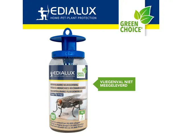 Vliegenval navulling met wateroplosbare lokstof