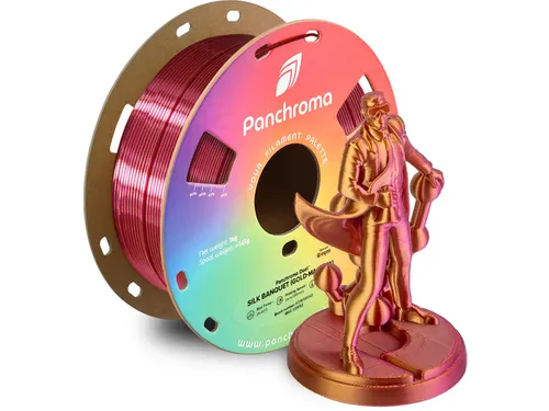 PLA Dual Silk 1,75mm Goud-Magenta 1kg Panchroma 3D Filament