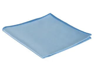 Glasdoek Cleaninq microvezel 40x40cm blauw 3 stuks - 1