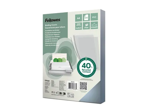 Voorblad Fellowes A4 Pvc 300 Micron