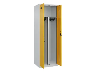 PBM-locker,HxBxD 1850x600x500mm,2vak,vak B 300mm,draaigrendel - 1