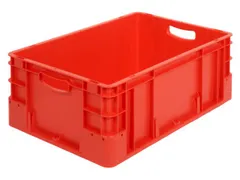 Stapelkrat Pp Hxlxb 220X600X400Mm 40L Rood