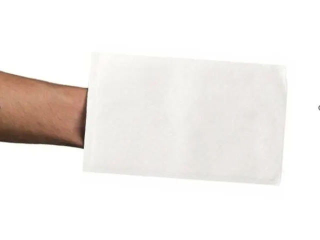 Washand CMT Molton Non woven droog wit