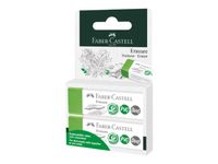 Gum Faber-Castell groen PVC vrij en stofvrij 2stuks op blister