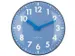 Tafelklok Nextime Duomo Mini 20 cm blauw gebolde glazen lens