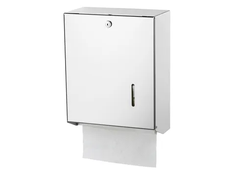 Handdoekdispenser Aluminium Groot C-vouw Z-vouw