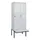 locker met bank,HxBxD 2120x800x815mm,2vak,vak B 400mm,draaigrendel