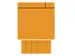 Magneet scrum 75x75mm oranje 5 stuks