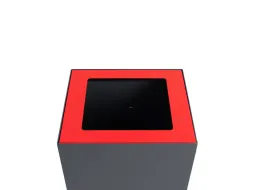 V-Part Top voor Modulaire Afvalbak 85 en 90 L Rood