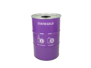 The BinBin Afvalbak Statiegeld met inwerpopening 200 Liter Paars - 1