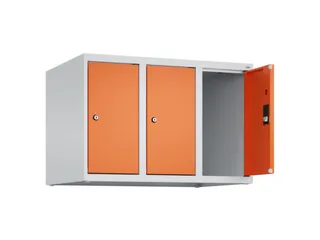 opzetkast,v. locker,3vak.,vak B 250mm,HxBxD 500x750x500mm,vleugeldeur - 2
