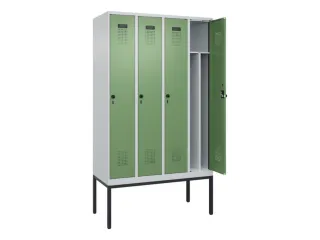 locker voor scheiding van kleding,HxBxD 2120x1200x500mm,4vak - 1