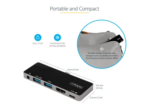 USB C Multiport Adapter USB-C naar 4K 60Hz HDMI 2.0