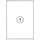 Etiket Quantore 210x297mm wit 100st