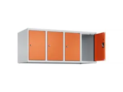 opzetkast,v. locker,4vak.,vak B 300mm,HxBxD 500x1200x500mm