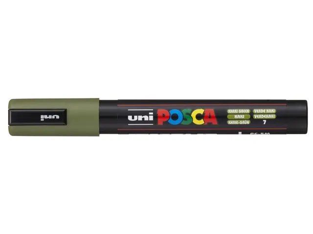 Paintmarker Uni POSCA PC5M medium kaki groen