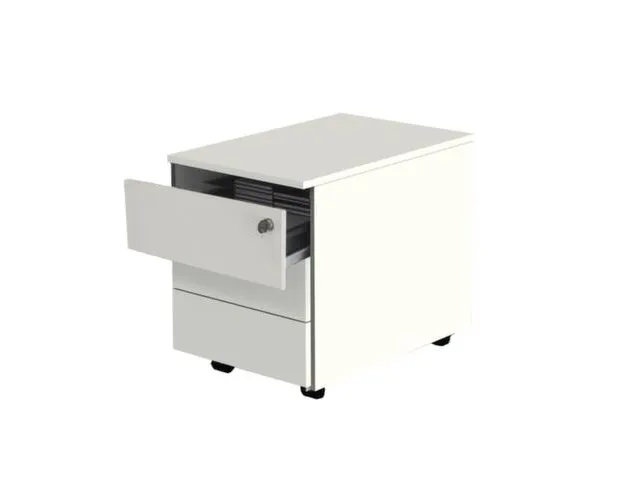 Caisson Mobile Hxlxp 540X420X600 Mm 3Tiroirs Fermeture Centralisée B