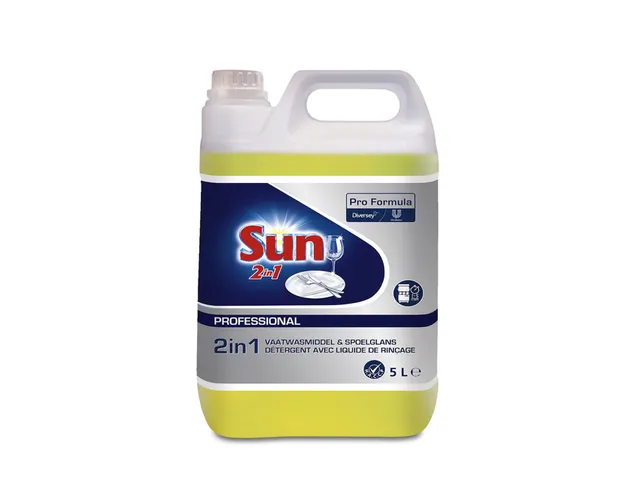 Vaatwasmiddel Sun Pro Formula 2in1 vloeibaar 5 Liter