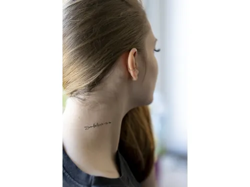 Tattoo stift Eberhard Faber 4 stuks Brush en kalligrafie zwart