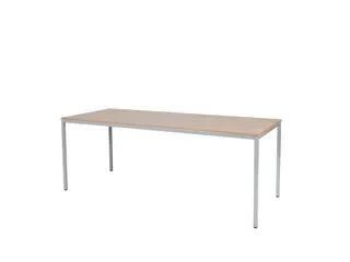 Domino Basic Tafel Vaste Hoogte 2000x800mm Hav/Kers 25mm Alu 4-Poots - 1