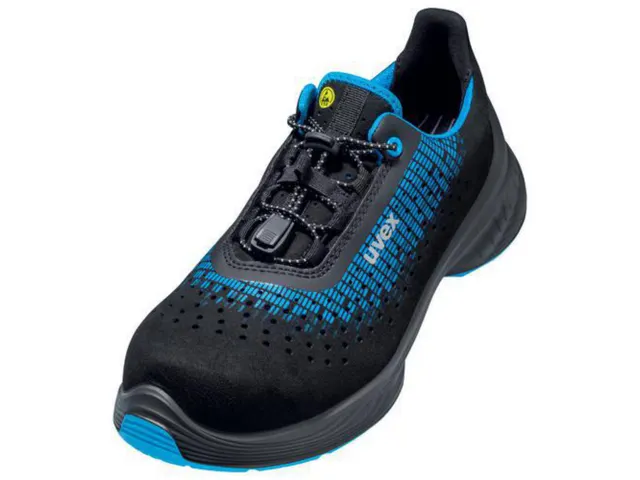 Uvex 68298 lage S1 veiligheidsschoenen, SRC, ESD, zwart, maat W-52, pe