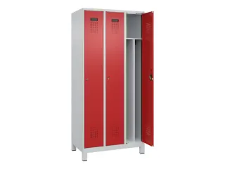 locker voor scheiding van kleding,HxBxD 1950x900x500mm,3vak - 1