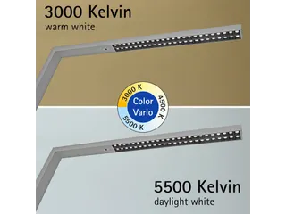Vloerlamp LED MAULsirius colour vario Zilver dimbaar tafelklem - 6