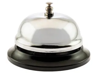 Receptiebel, uit staal, diameter 85 mm - 2