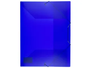 Elastomap Kangaro A4 PP transparant blauw - 1
