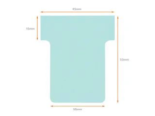 Planbord T-kaart Nobo nr 1.5 36mm blauw - 4