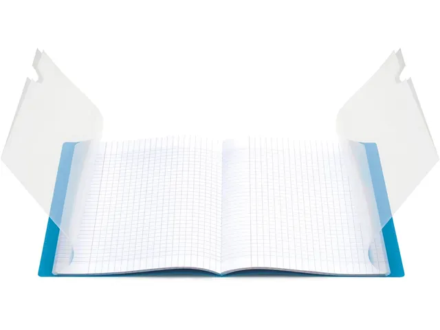 Schrift Koverbook A4+ 48 vel Seyès, kaft in PP assorti transparant