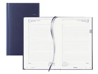 Agenda 2027 Brepols Saturnus Luxe 1dag/1pagina blauw - 4