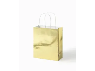 Cadeautas Folia goud kraft 18x21x8cm 7 stuks - 3