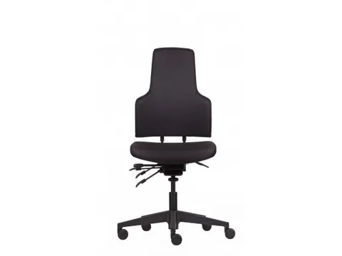 Bureaustoel A360-WS met permanent-contactmechanisme Zwart