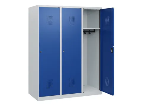 schoollocker,HxBxD 1530x1200x500mm,3vak,vak B 400mm,cil.-slot