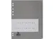 Tabbladen A4 Blanco PP 12 delig 4-Gaats Grijs