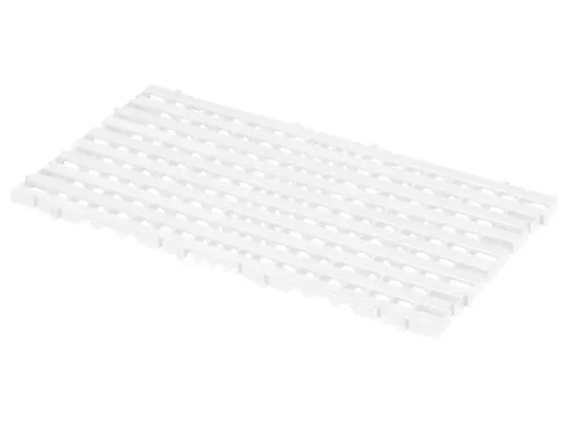 Roostertegel Hd-pe Lxbxh 800x400x25mm Wit