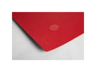 Onderlegger PU 35x60cm zwart/rood - 10
