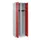 locker voor scheiding van kleding,HxBxD 1850x600x500mm,2vak