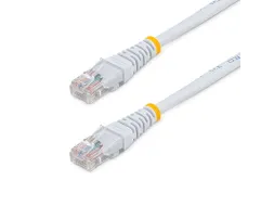 15m Cat5e Gegoten RJ45 UTP Netwerkkabel wit