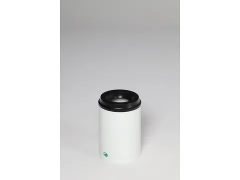 prullenmand zelfblussend 15 liter HxØ 370x250mm kop zwart wit