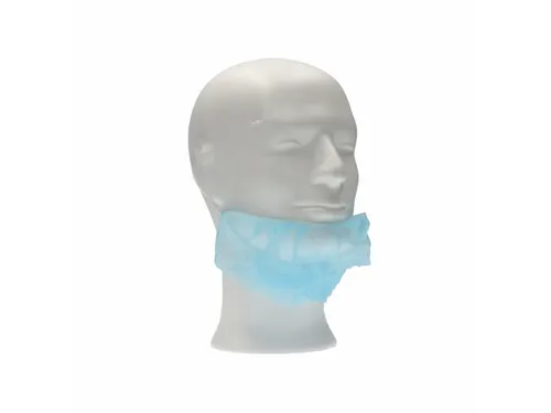 PP non woven baardmasker blauw met 1 elastiek één maat 1000 Stuks