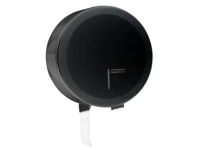 OUTLET Toiletpapierdispenser Mini Jumbo Metaal Zwart