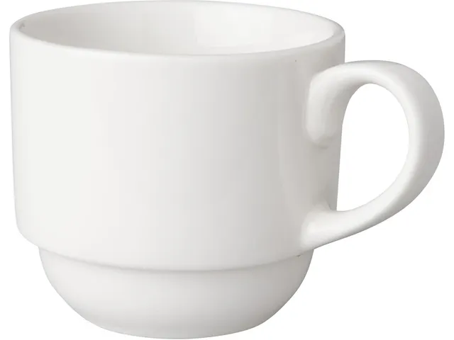 Mammoet Koffiekop Breed Budgetline 20 cl Wit 6 stuks