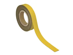 Magneetband MAUL beschrijf- wisbaar 10mx30mmx1mm geel