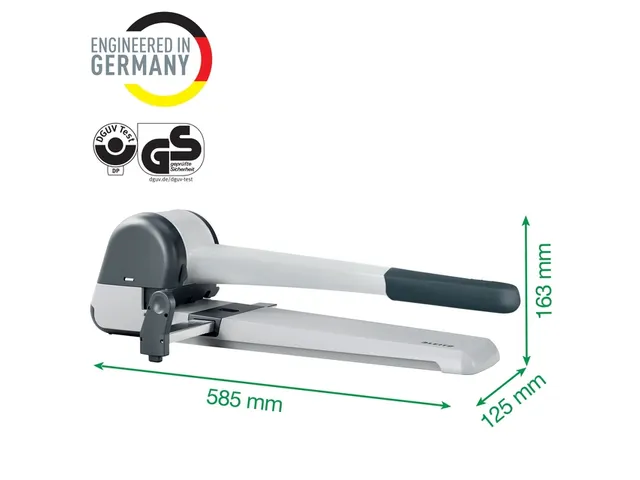 Leitz 5182 Heavy Duty Super perforator Metaal 2-Gaats 250vel Zilver