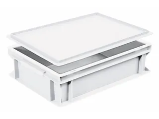 Oplegdeksel Voor Euronorm Stapelkrat Lxb 400X300Mm Wit - 2