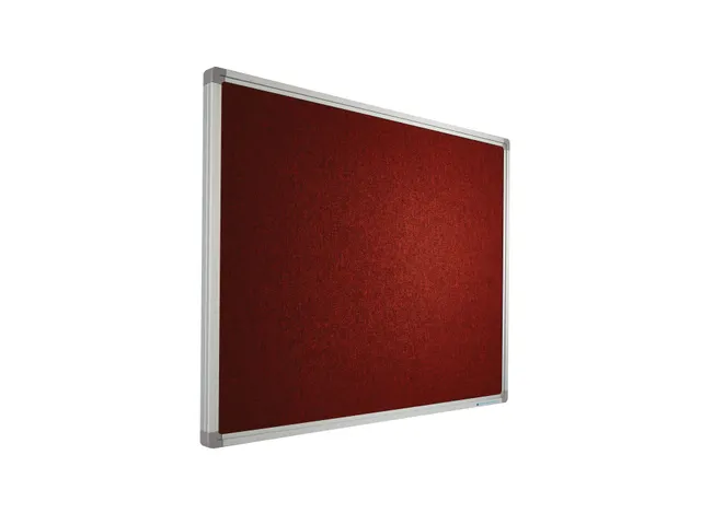 Prikbord 90x120cm Oranjerood Accent Softline Profiel 16mm